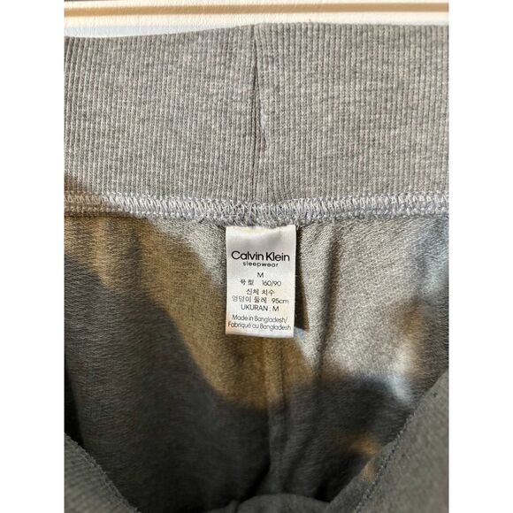 Calvin Klein Men’s Gray Joggers Sweatpants Size M — Drawstring CK Logo - Picture 5 of 5